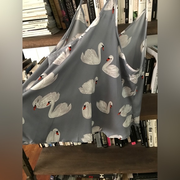 NWOT Shady Lady Grey Swan Camisole Top (S)  and Short (M) Sleep - Lounge Set S/M - Picture 10 of 16